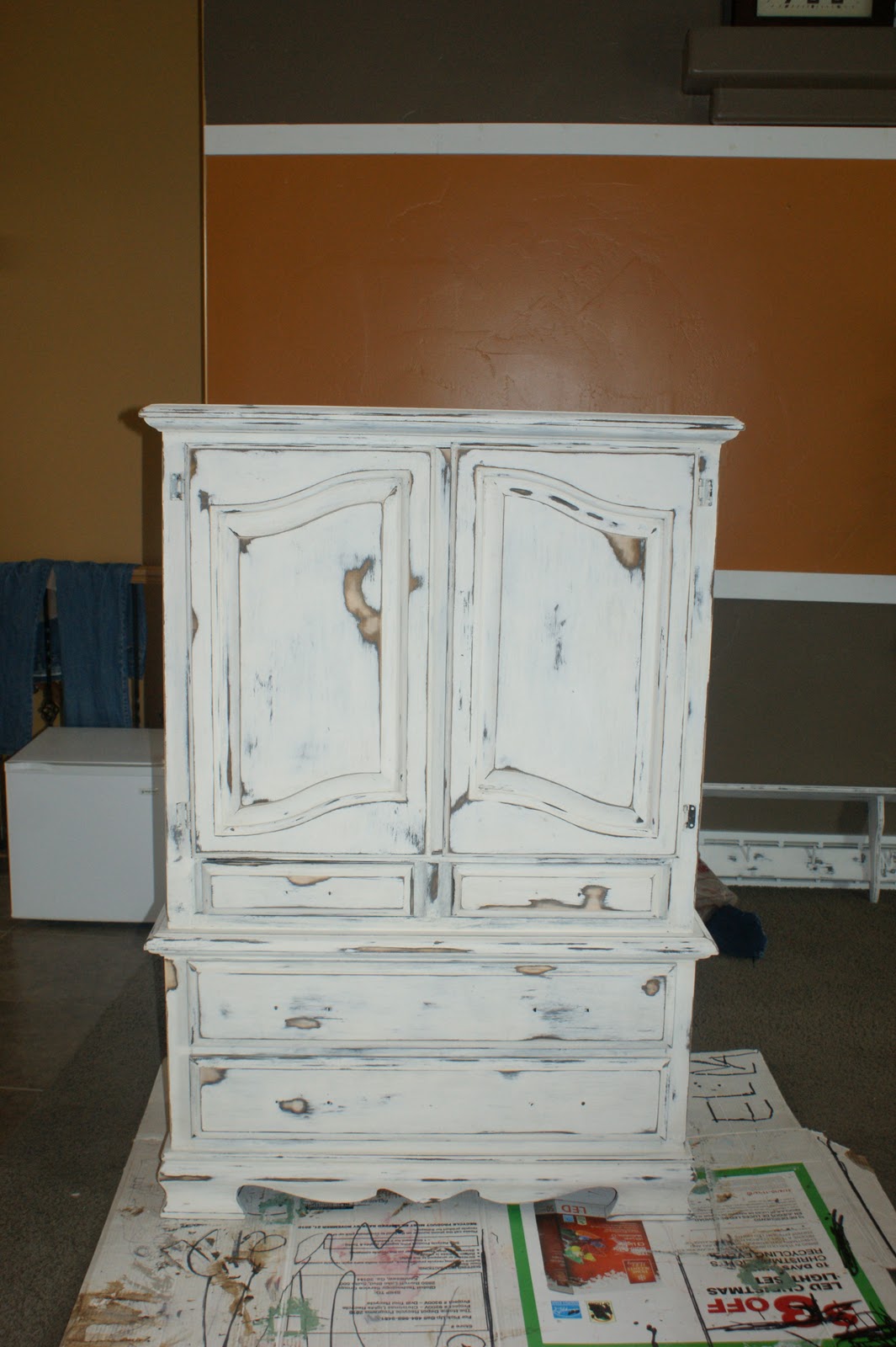 A Little Chic: Shabby Chic Armoire